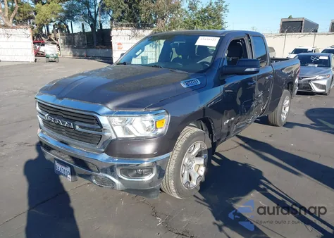 2021 Ram 1500 Big Horn 4X2 6'4 Box из США, поврежденный, VIN 1C6RREBG3MN654074